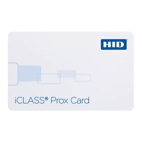 HID® iCLASS® 202x iCLASS + Prox™ Card 